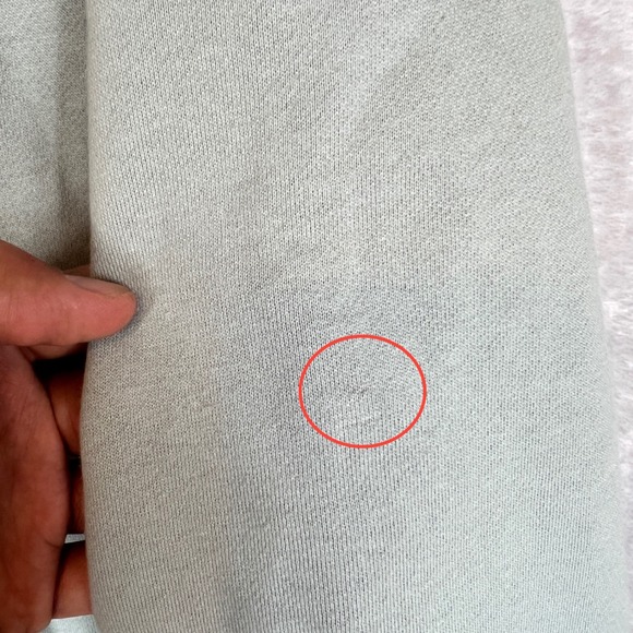 NWT PSD Mens Dusty Sage Hoodie Sweatshirt Green Pink Logo M Streetwear Clean - Picture 8 of 12